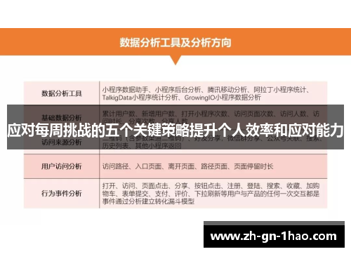 应对每周挑战的五个关键策略提升个人效率和应对能力